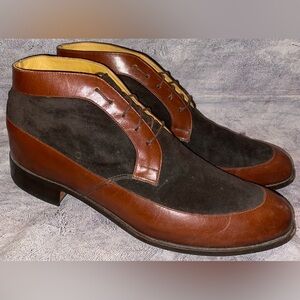 Der Dau NY Custom Bespoke Lace Up Chelsea Dress Casual Boots Leather Suede 12